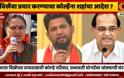राहाता – विखेंचा प्रचार करण्याचा कोल्हेंना अमित शहांचा आदेश ?, प्रभावती घोगरेंना धोक्याची घंटा