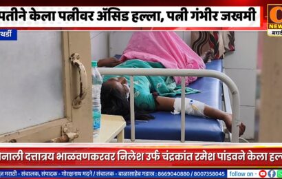 पाथर्डीमध्ये पतीने केला पत्नीवर ॲसिड हल्ला, आरोपी पती निलेश उर्फ चंद्रकांत रमेश पांडव ताब्यात पाथर्डीमध्ये पतीने केला पत्नीवर ॲसिड हल्ला, आरोपी पती निलेश उर्फ चंद्रकांत रमेश पांडव ताब्यात