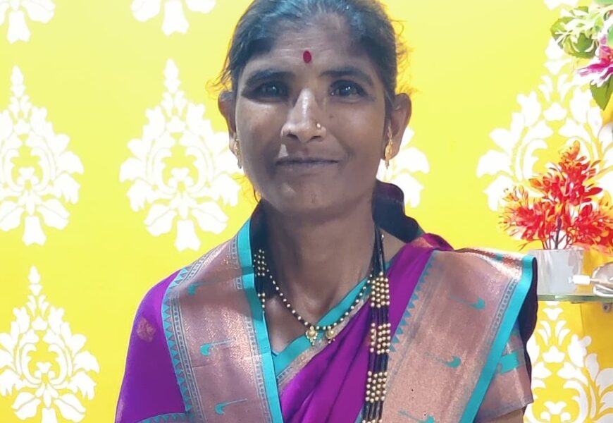 शारदा सोपान अरगडे यांच्या अकाली निधनाने गुंजाळवाडी आणि अरगडे मळ्यावर शोककळा