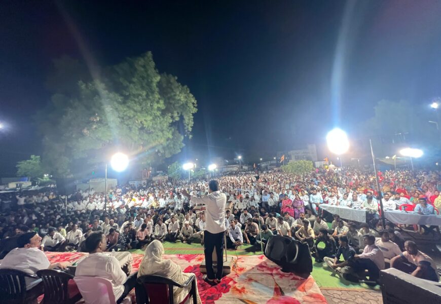 महिला सुरक्षितता व गुन्हेगारी विरोधात घेणार ठोस भूमिका – डॉ. सुजय विखे पाटील ; कोल्हार भगवतीपुर च्या विशेष ग्रामसभेत गावकऱ्यांना दिला आधार