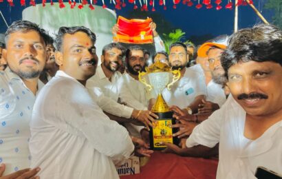 दाढ येथील क्रिकेट संघाने पटकावला राज्यस्तरीय आमदार चषक २०२५