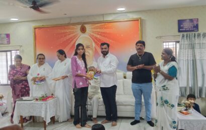 अध्यात्माच्या माध्यमातून होणारे कार्य मनाला स्पर्श करणारे – आमदार अमोल खताळ, ओम शांती केंद्राच्या वतीने गुणवंतांचा सन्मान