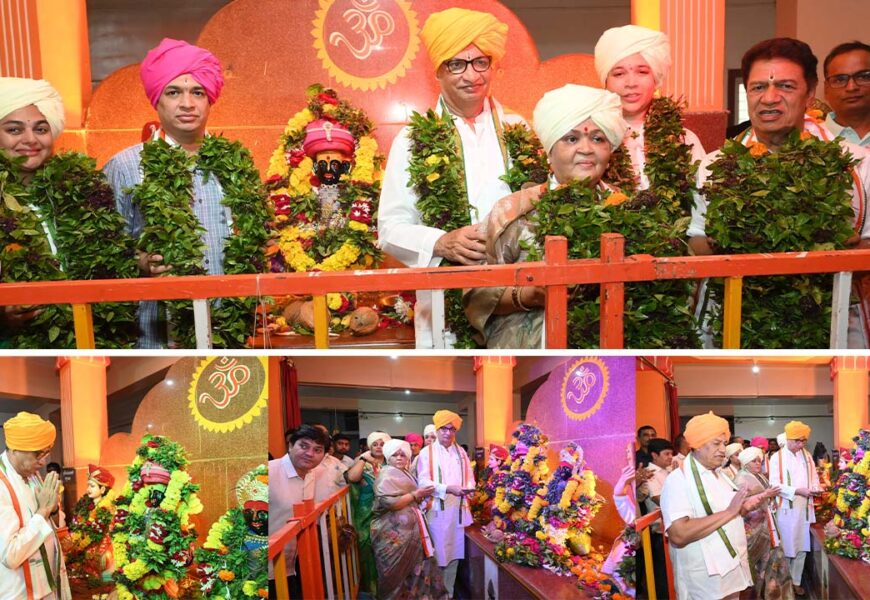 महाराष्ट्रात सुख-समृद्धी बंधुभाव नांदू दे – माजी मंत्री बाळासाहेब थोरात यांची पांडुरंग चरणी प्रार्थना