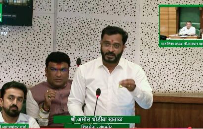 संगमनेर तालुक्यातील मेंढवन येथे विज उपकेंद्राचे काम तातडीने सुरू करण्यात यावे – आमदार खताळ यांची विधानसभेत मागणी