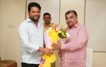 डॉ. सुजय विखे पाटील यांची भारतीय जनता पार्टीचे नूतन प्रदेशाध्यक्ष रवींद्र चव्हाण यांना सदिच्छा भेट