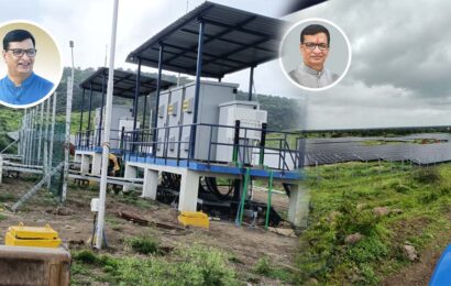 मा. मंत्री बाळासाहेब थोरात यांच्या पाठपुराव्यातून क-हे येथे साकारला सौर ऊर्जा प्रकल्प