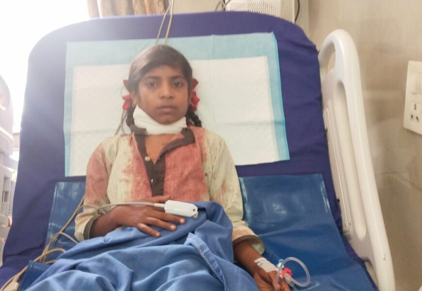 डिग्रसला बिबट्याच्या हल्ल्यात शाळकरी मुलगी जखमी