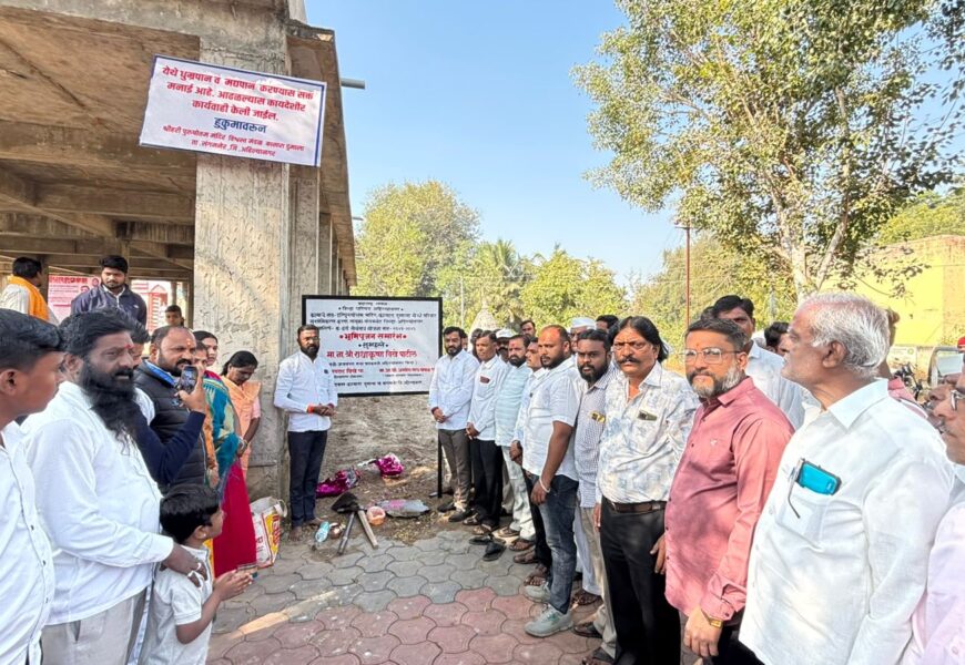 निधी आणणारे आमदार कोण जनतेने ओळखावे – आमदार अमोल खताळ; १ कोटी ३९ लाख रुपयांच्या विकासकामांचा शुभारंभ