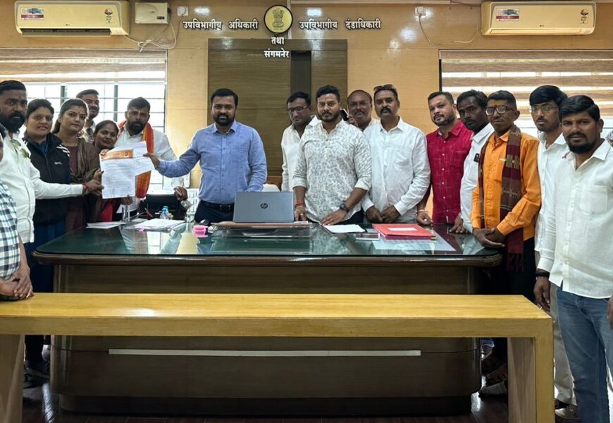 प्रशासनाने दुबार मतदार नोंदीची तातडीने पडताळणी करावी – शिवसेना महायुतीच्या पदाधिकाऱ्यांची प्रांताधिकाऱ्यांकडे मागणी