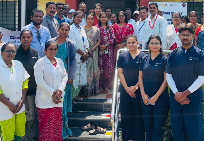 एकविराच्या वतीने राजापूरमध्ये 75 व्यक्तींची कॅन्सर तपासणी